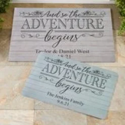 Adventure Begins Doormat