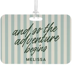 Adventure Begins Luggage Tag