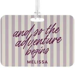 Adventure Begins Luggage Tag