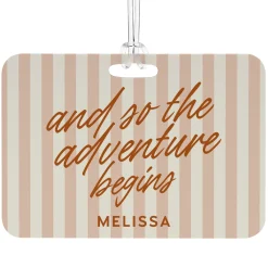 Adventure Begins Luggage Tag