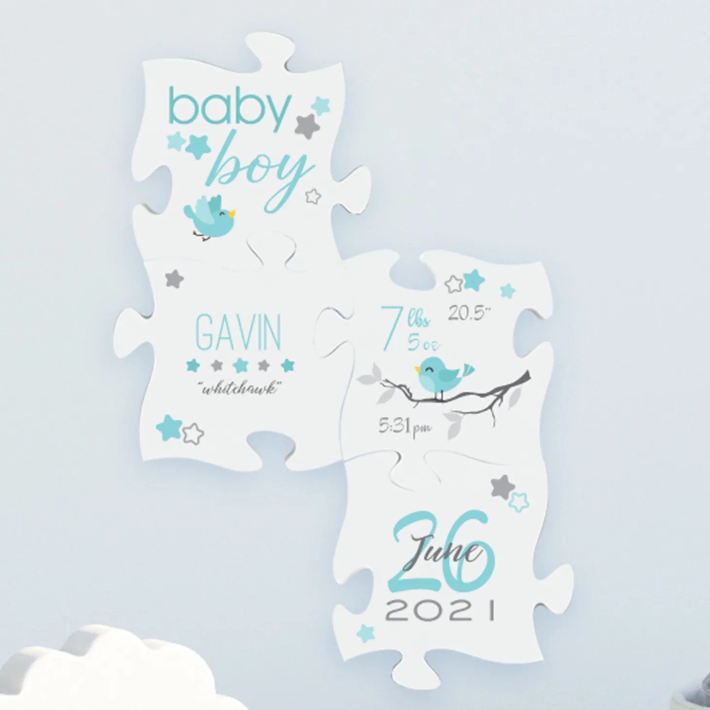 All About Baby Mini Puzzle Piece Set