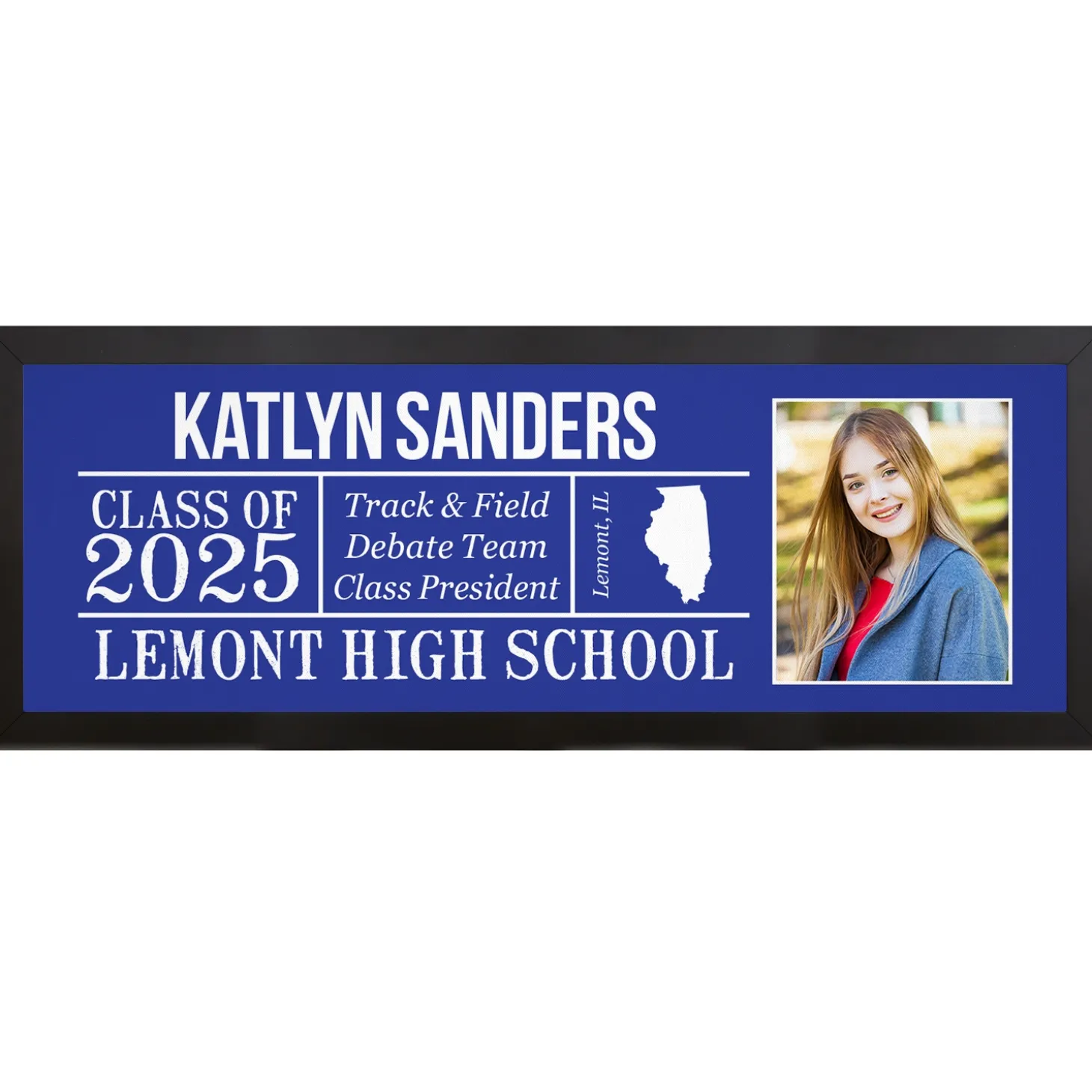 All About The Graduate Photo Canvas