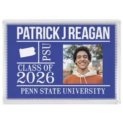 All About The Graduate Photo Glass Keepsake Block