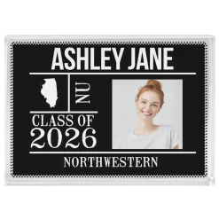 All About The Graduate Photo Glass Keepsake Block