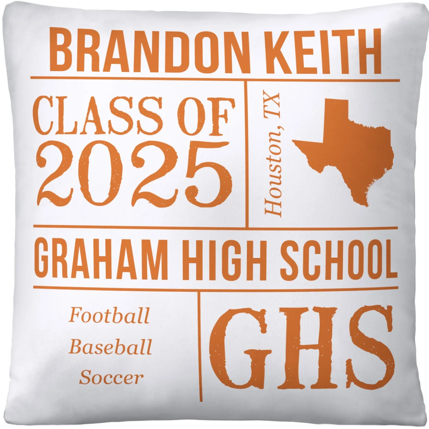 All About the Graduate Throw Pillow