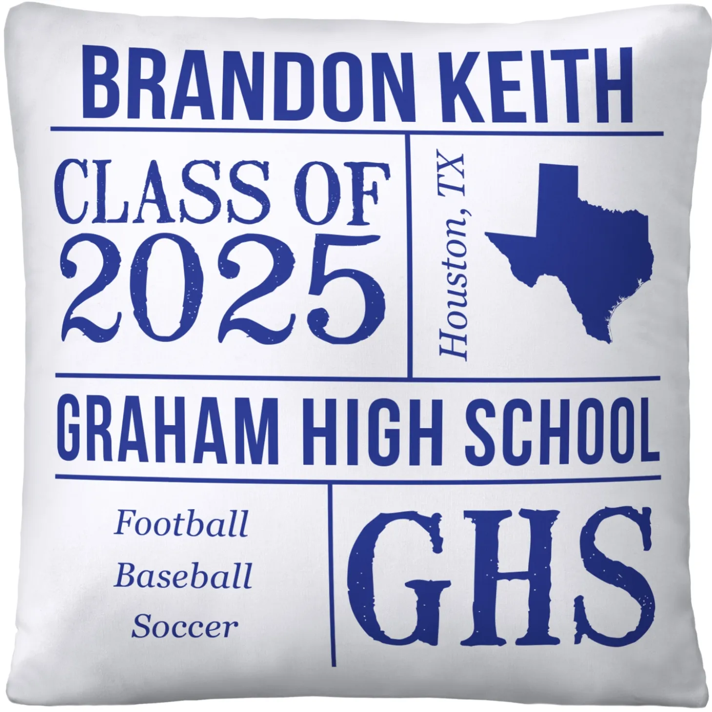 All About the Graduate Throw Pillow