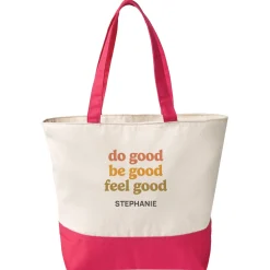 All Good Zippered Tote Bag