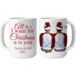 All I Want for Christmas Couple Mug