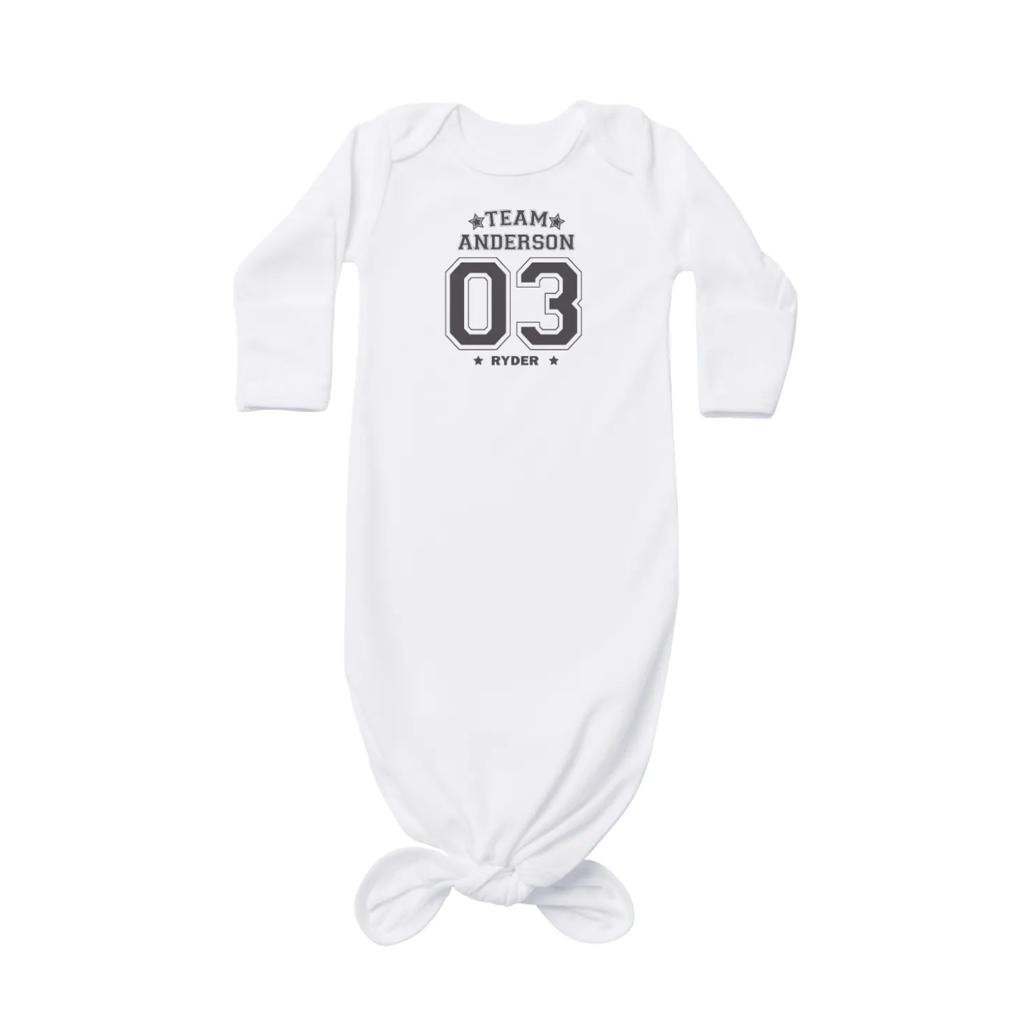 All Star Baby Knotted Gown