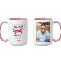 All-Star Coach Dad Photo Mug