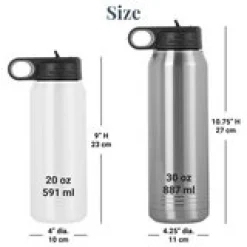 All Star Sports Stainless Steel Water Bottle
