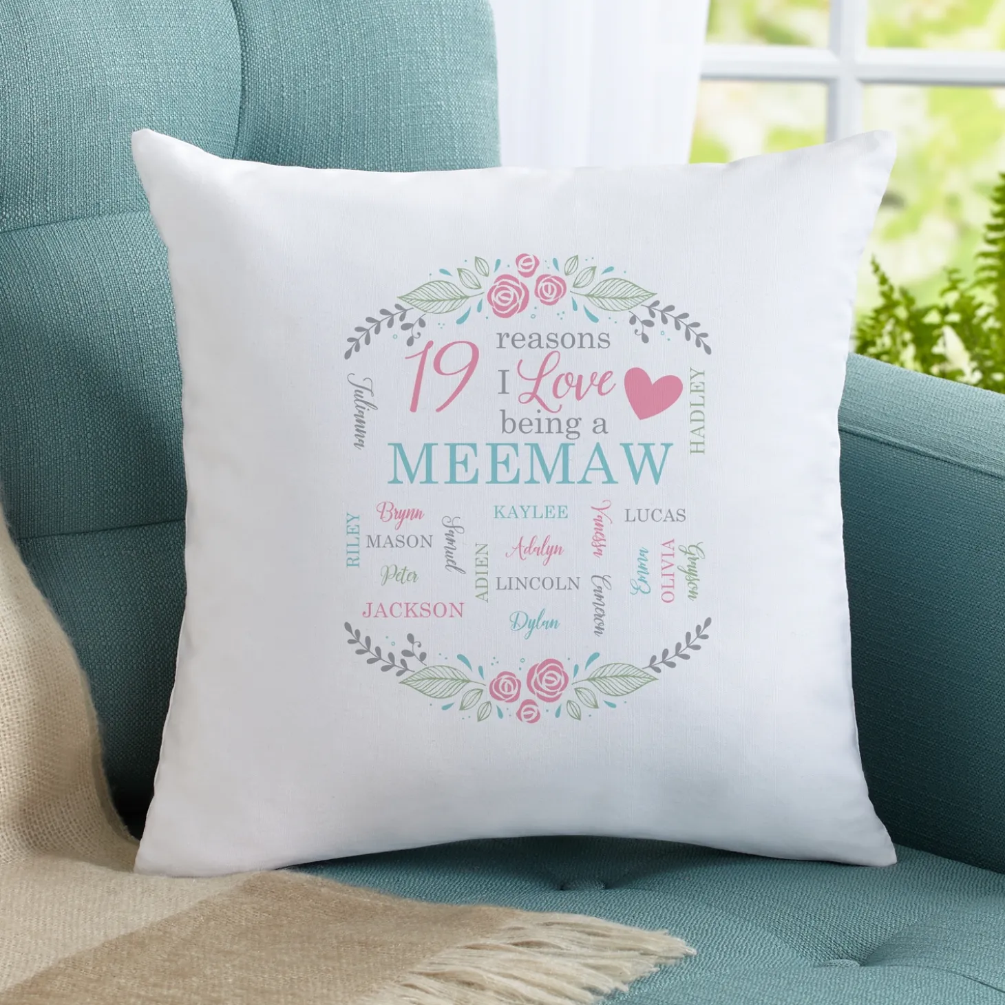 All The Ones I Love Throw Pillow