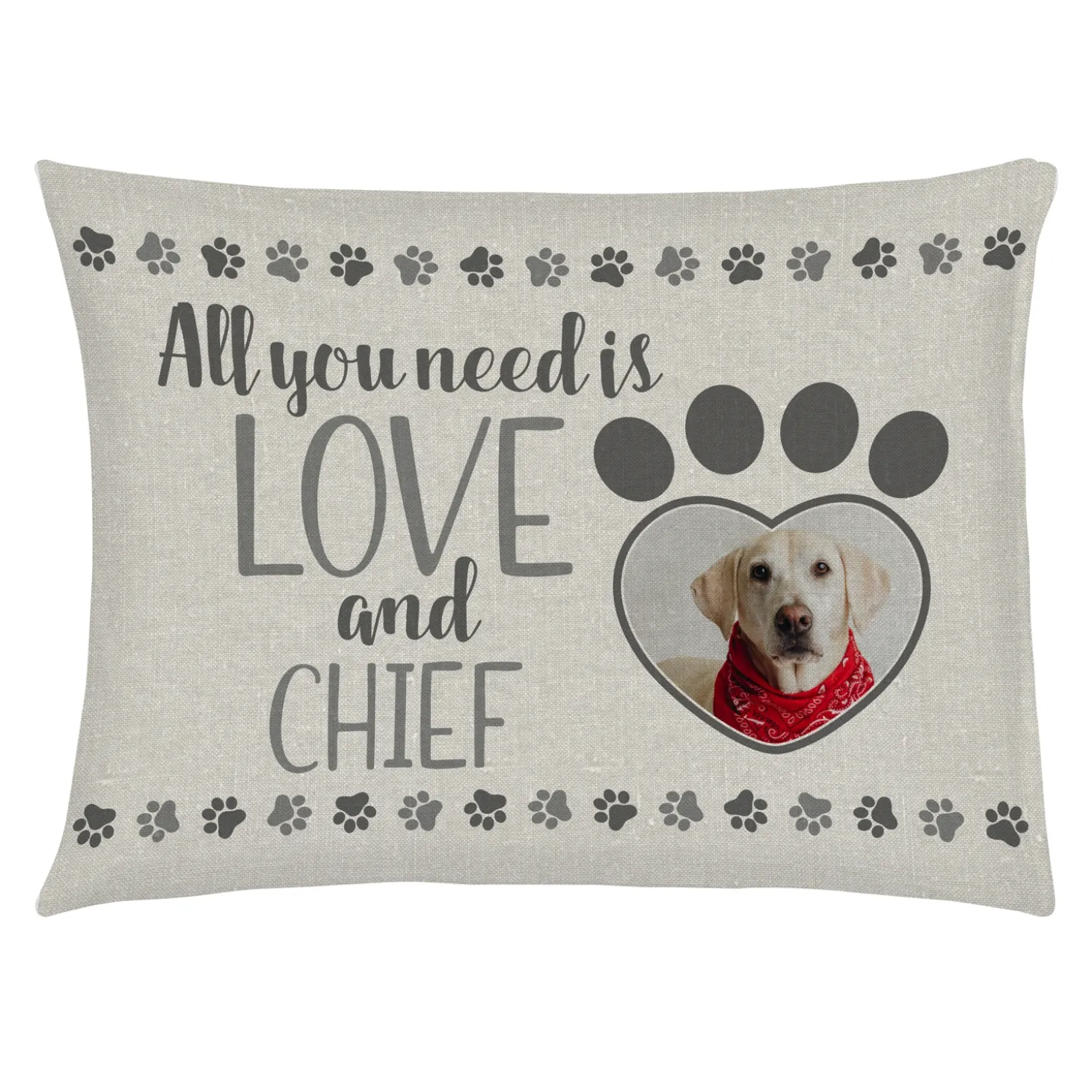 All You Need is Love Photo Pet Bed