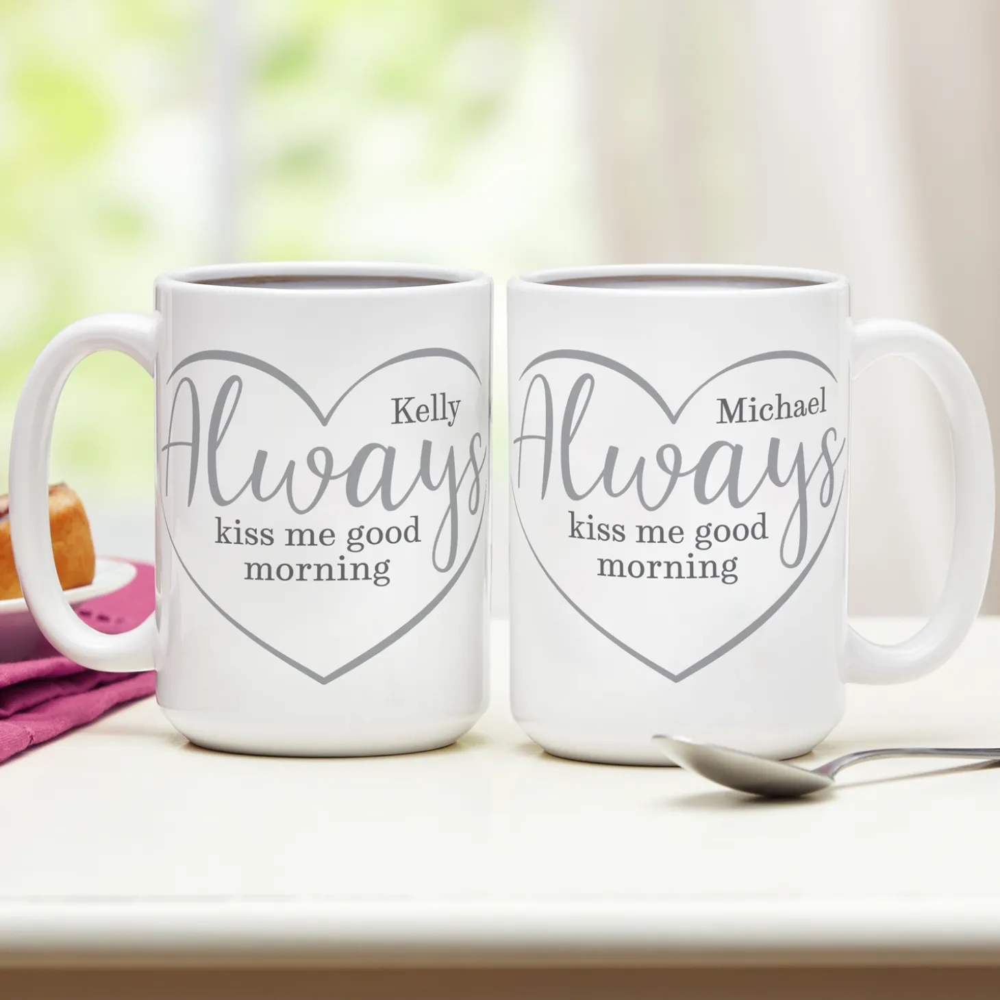 Always Kiss Me Good Morning Mug