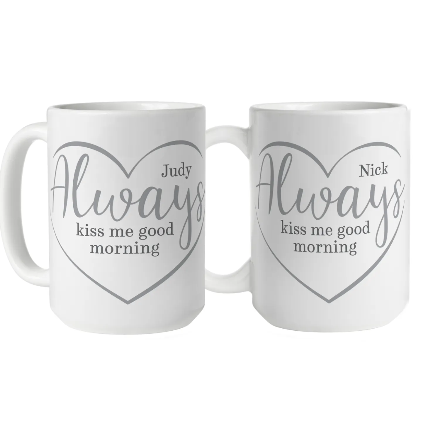 Always Kiss Me Good Morning Mug