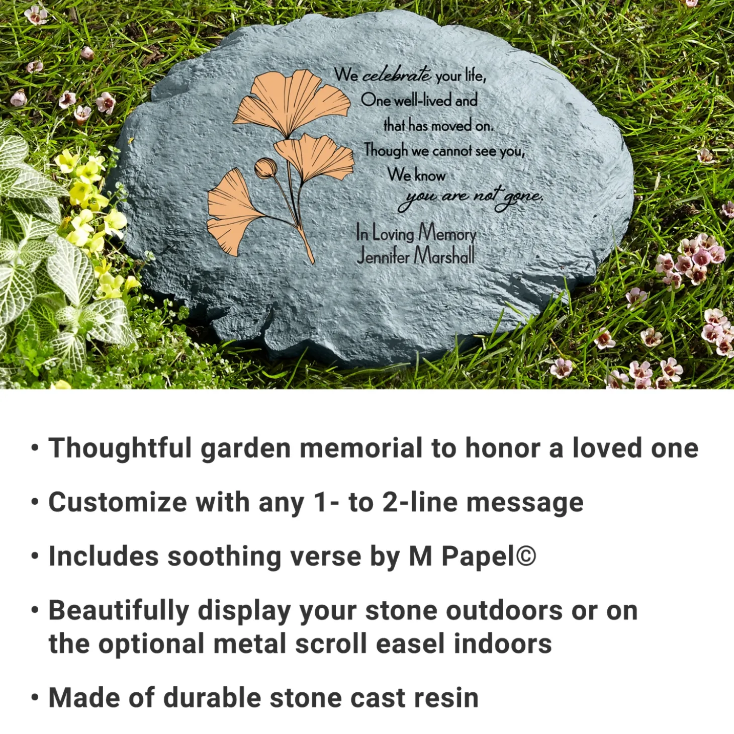 Always With Us Sympathy Garden Stone