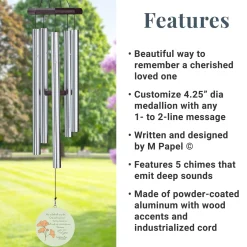 Always With Us Sympathy 30 inch Wind Chime