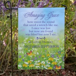 Amazing Grace Memorial Garden Flag
