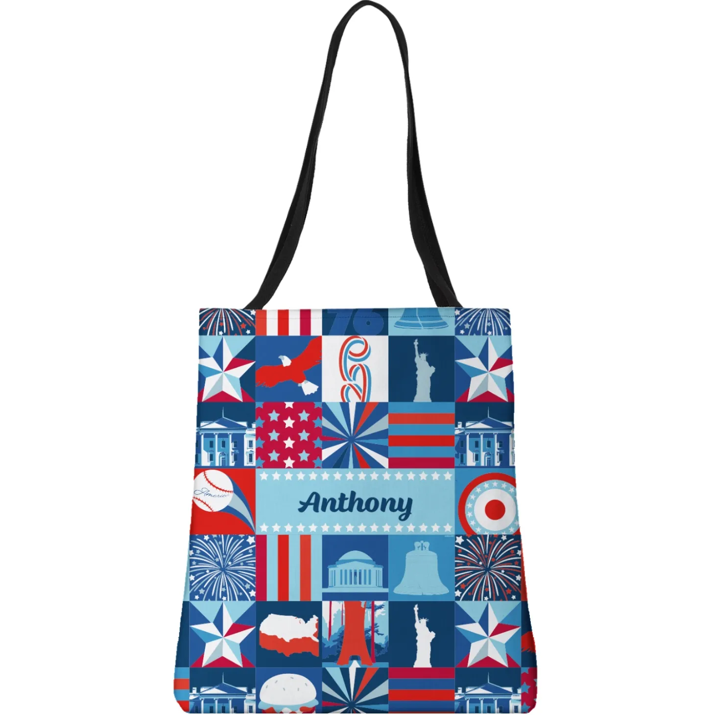America250™ Patriotic Squares Tote Bag