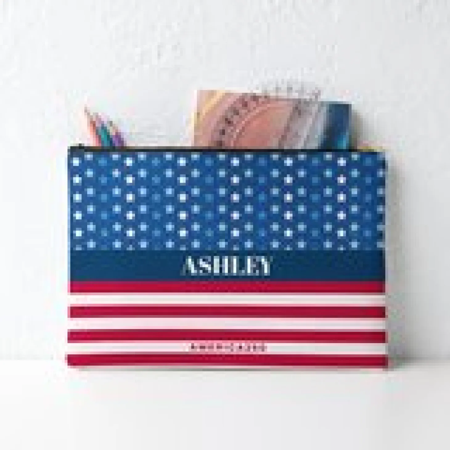 America250™ Stars and Stripes Zipper Pouch