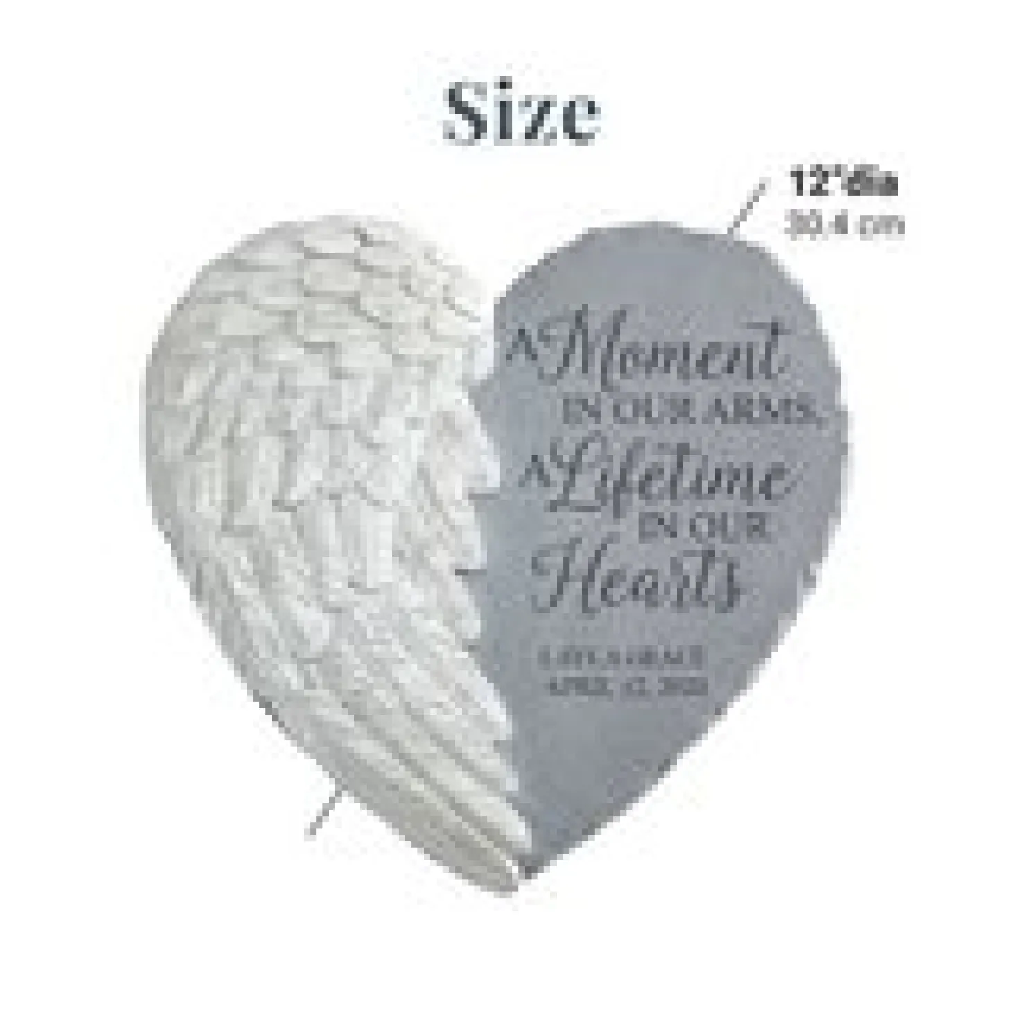 A Moment in Time Sympathy Garden Stone