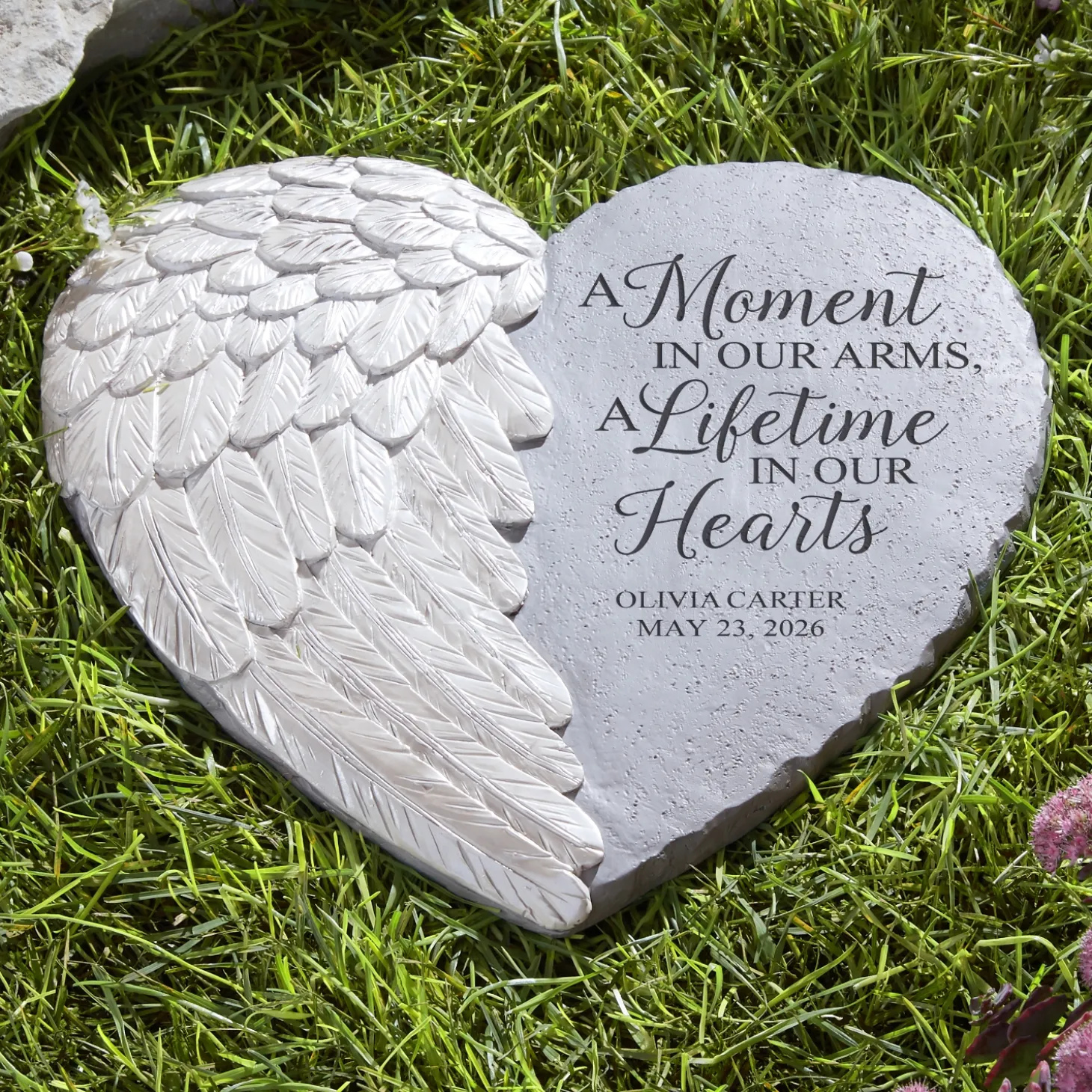 A Moment in Time Sympathy Garden Stone