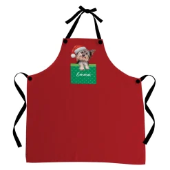 Animal Club International™ Santa Hat Baby Animals Apron