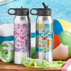 Animal Party Stainless Steel Water Bottle