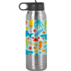 Animal Party Stainless Steel Water Bottle