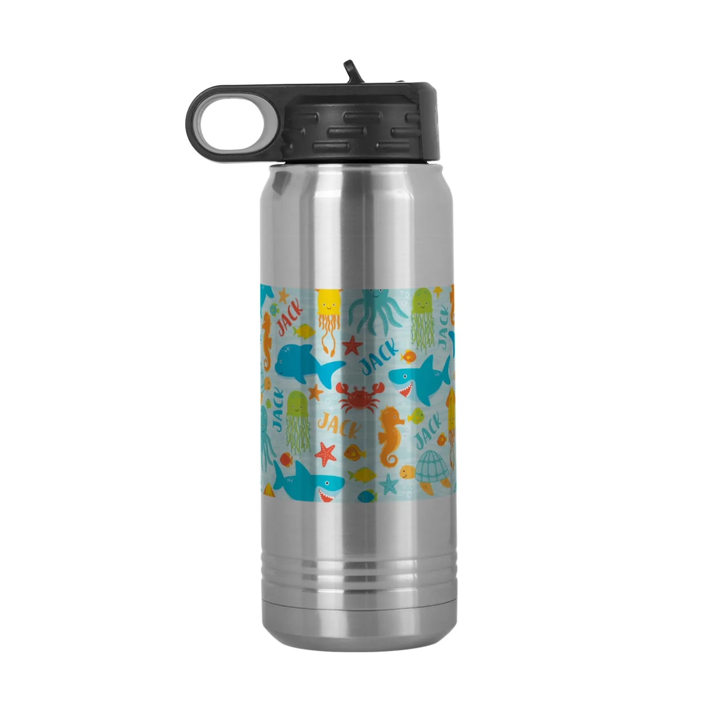 Animal Party Stainless Steel Water Bottle