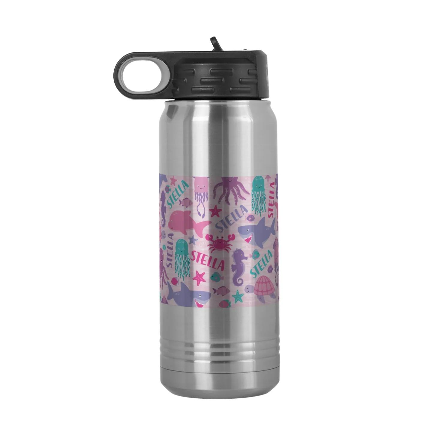 Animal Party Stainless Steel Water Bottle