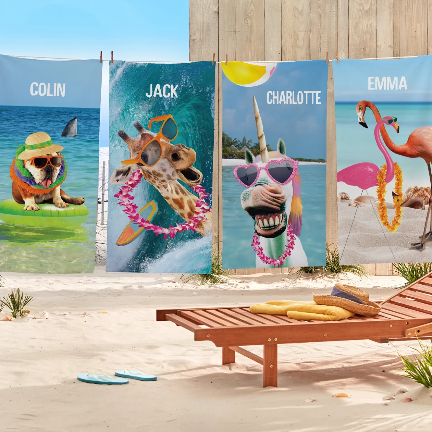 Animal With An Attitude Beach Towel