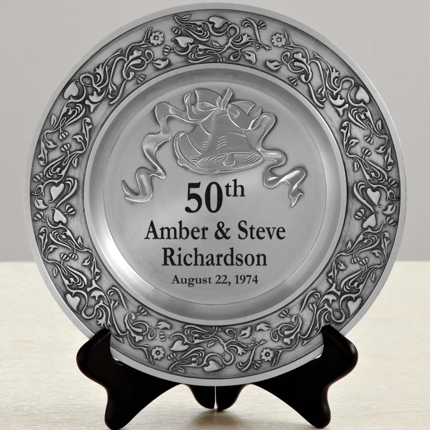 Anniversary Pewter Plate