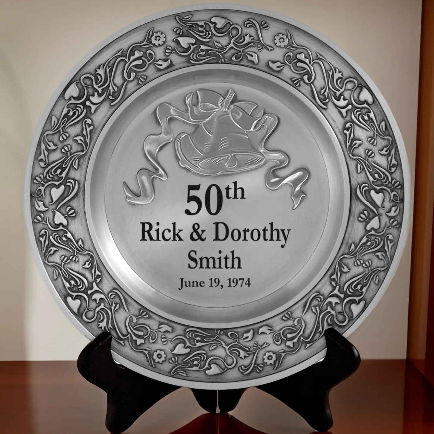 Anniversary Pewter Plate