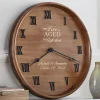 Anniversary Wine Barrel Clock