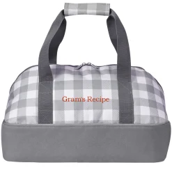 Any Message Embroidered Casserole Carrier