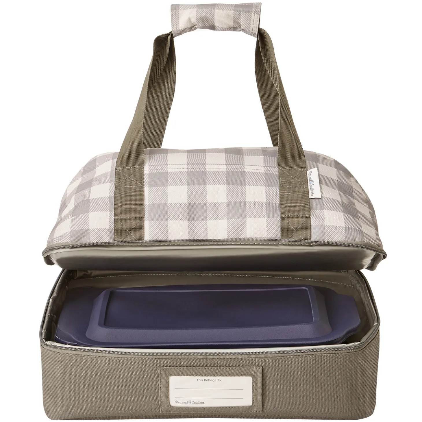 Any Message Embroidered Casserole Carrier