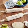 Any Message Wood Rolling Pin