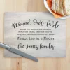 Around Our Table Glass Cutting Board