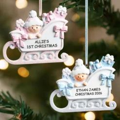 Baby Sleigh Ornament
