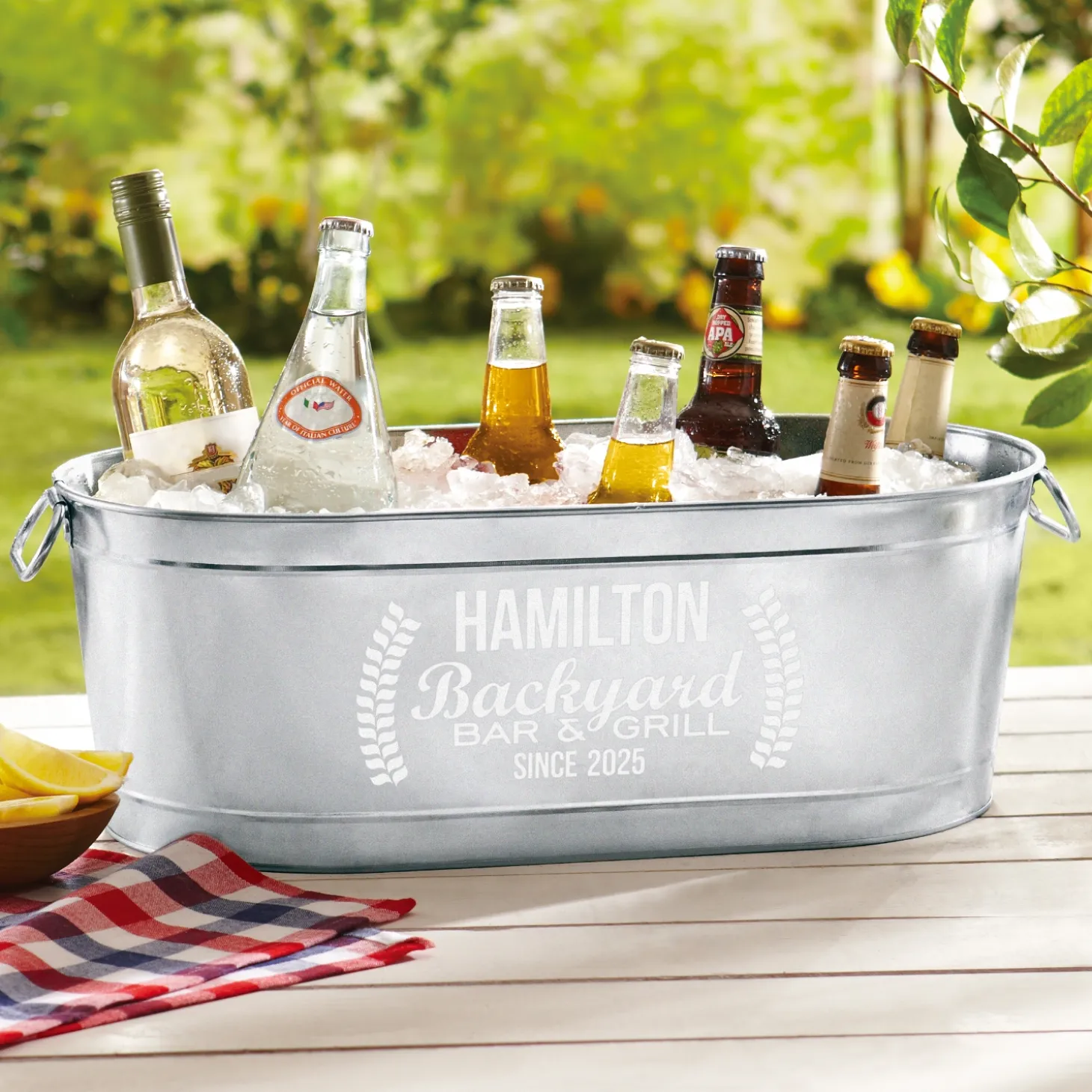 Backyard Bar Beverage Tub