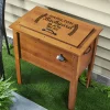 Backyard Bar Wooden Beverage Cooler