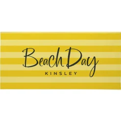 Beach Day Striped Beach Towel