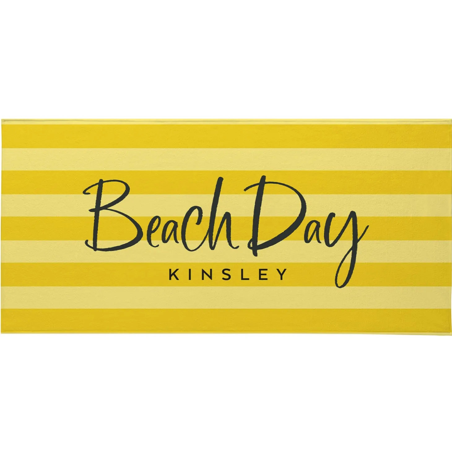 Beach Day Striped Beach Towel