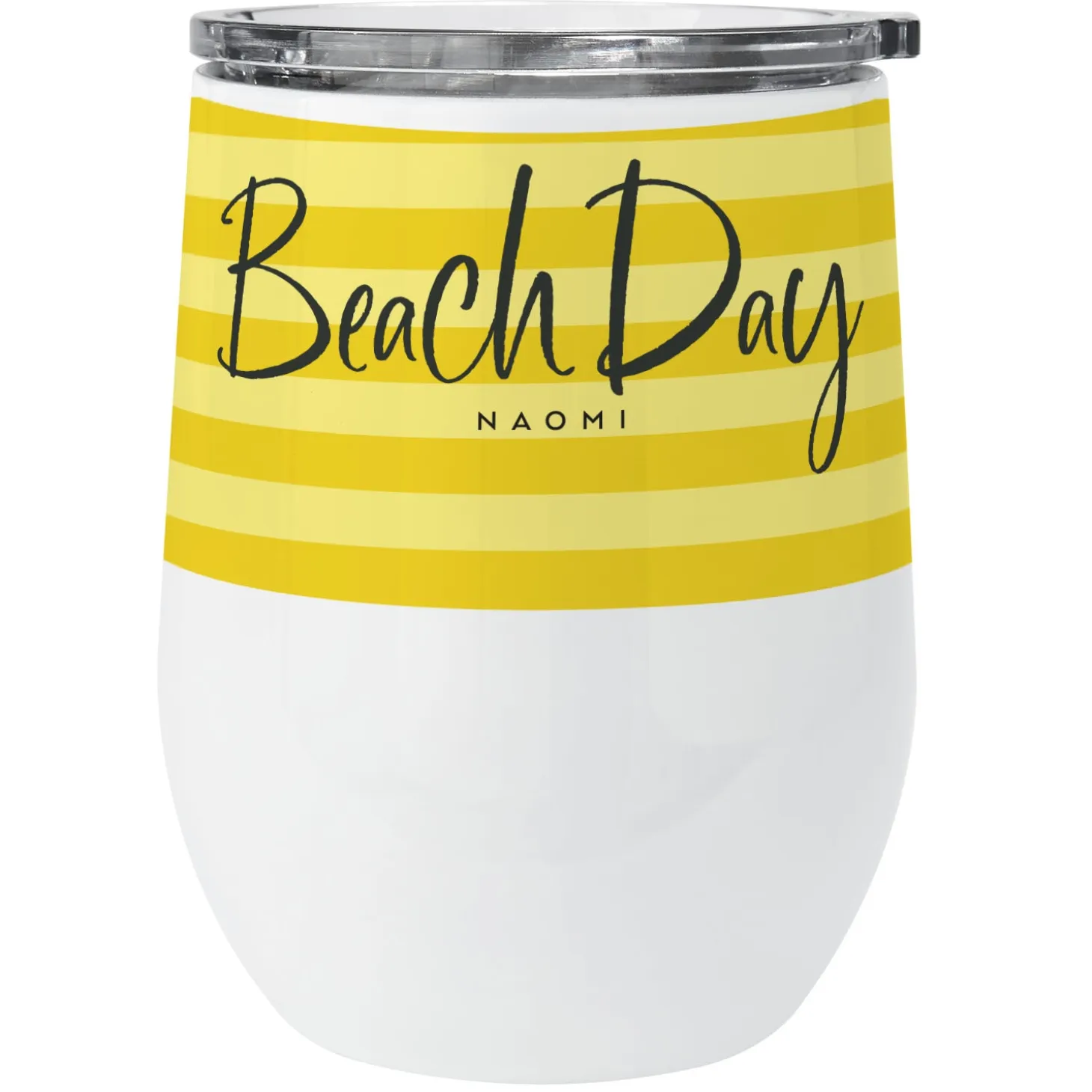 Beach Day Striped Insulated Tumbler