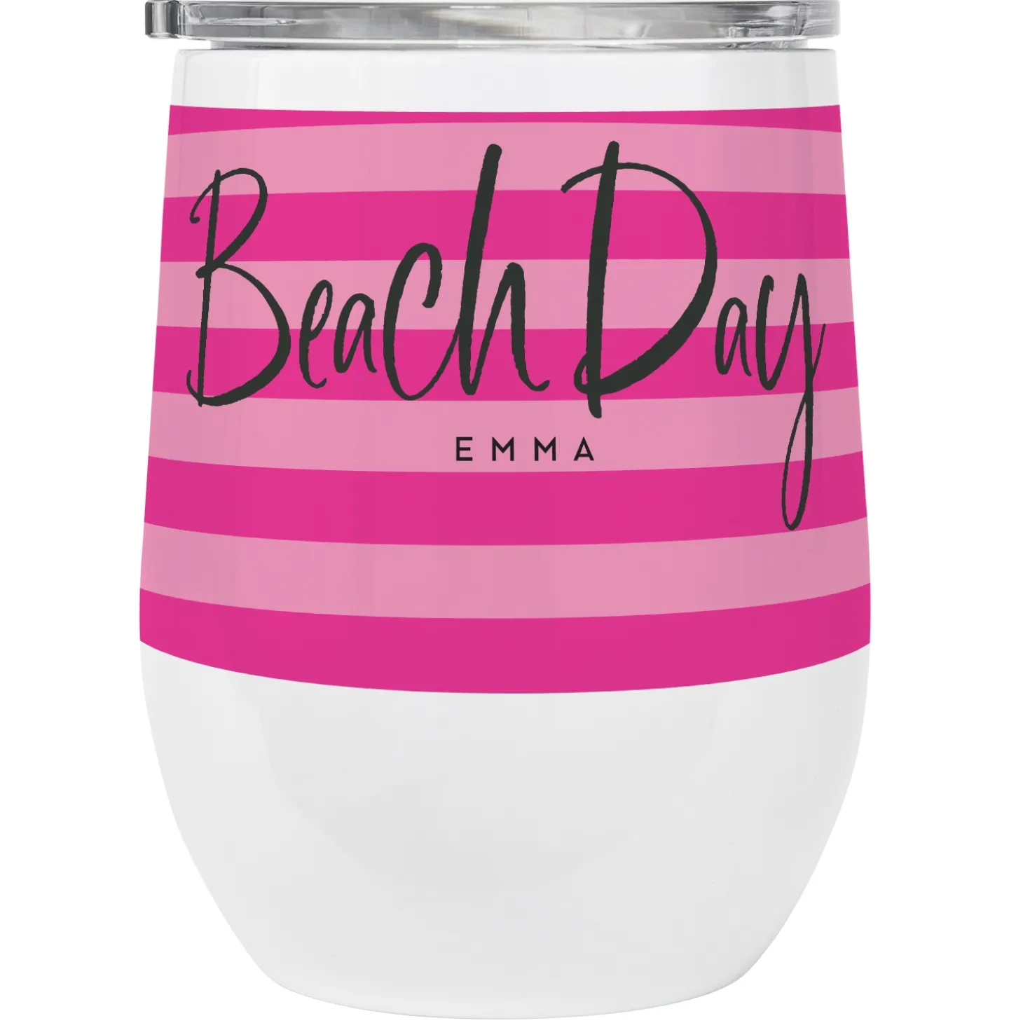 Beach Day Striped Insulated Tumbler