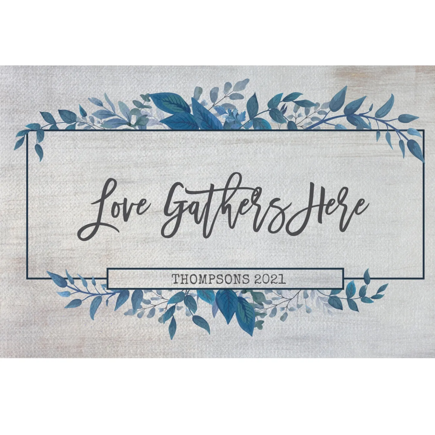 Beautiful Family Doormat