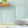 Because Of You Glass Block