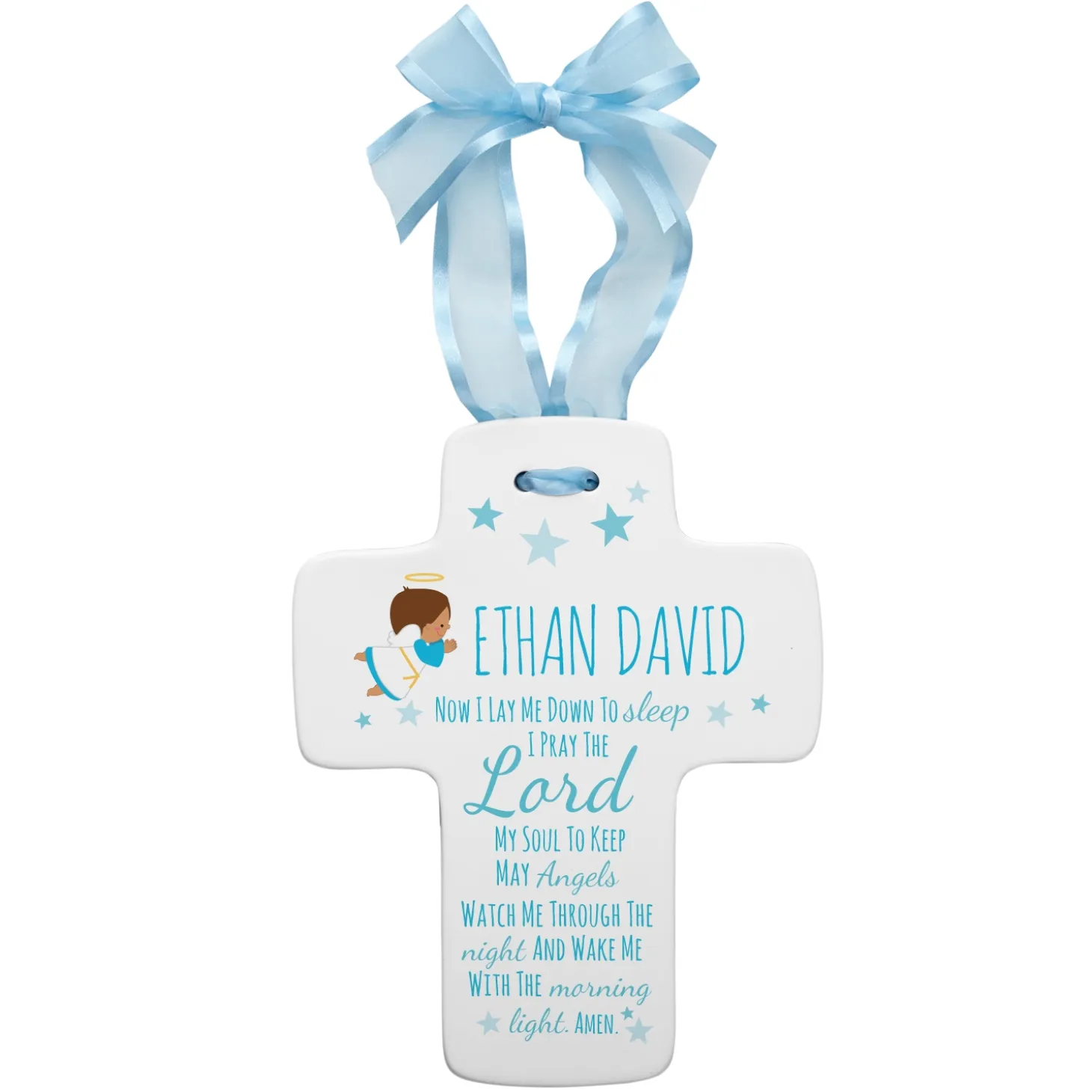 Bedtime Prayer Resin Cross