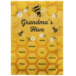 Bee Hive Garden Flag